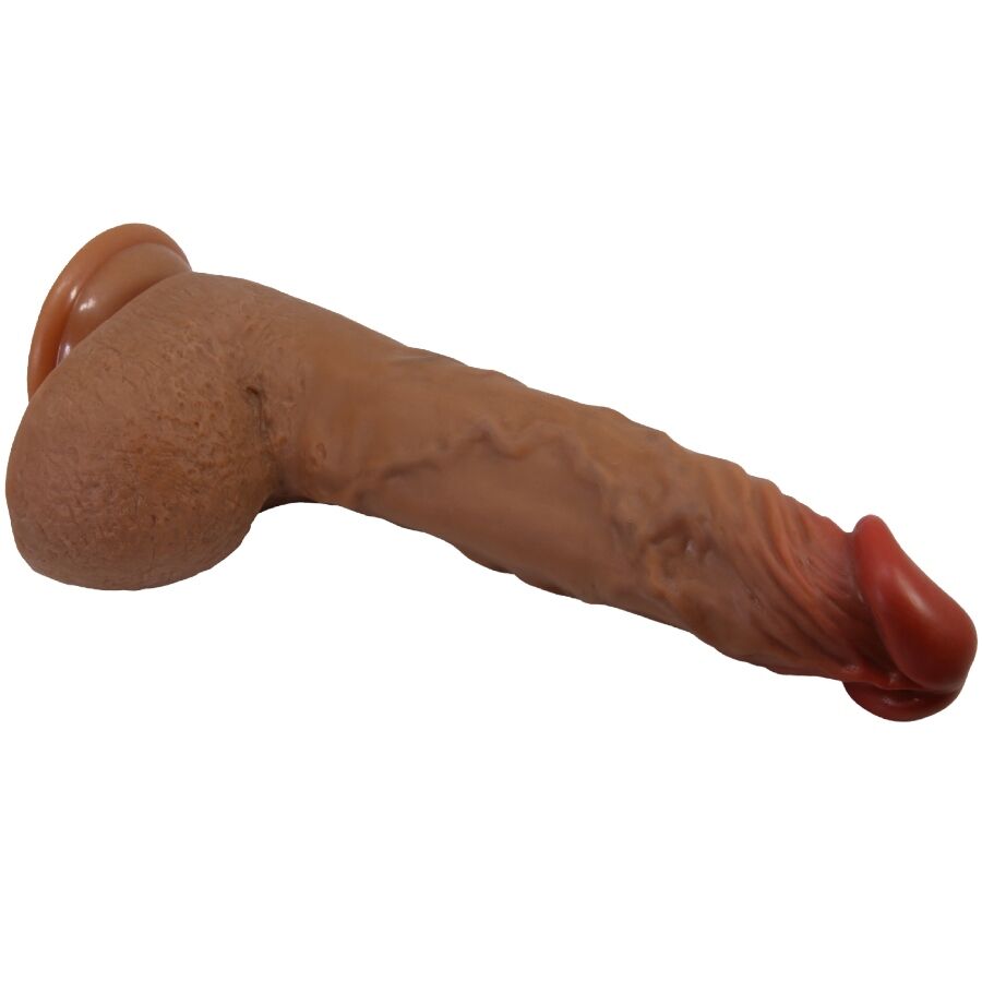 BAILE - BEAUTIFUL WILKS REALISTISK VIBRATOR MED 5 INSTÄLLNINGAR 25 CM MULATT