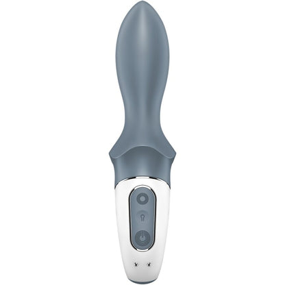 SATISFYER - LUFT PUMP RUMPVIBRATOR 1 ANAL UPPBLÅSBAR VIBRATOR GRÅ