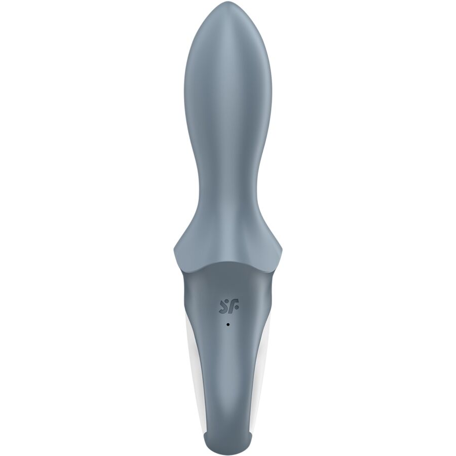 SATISFYER - LUFT PUMP RUMPVIBRATOR 1 ANAL UPPBLÅSBAR VIBRATOR GRÅ