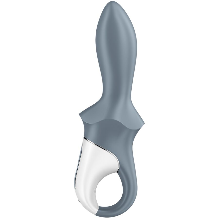 SATISFYER - LUFT PUMP RUMPVIBRATOR 1 ANAL UPPBLÅSBAR VIBRATOR GRÅ