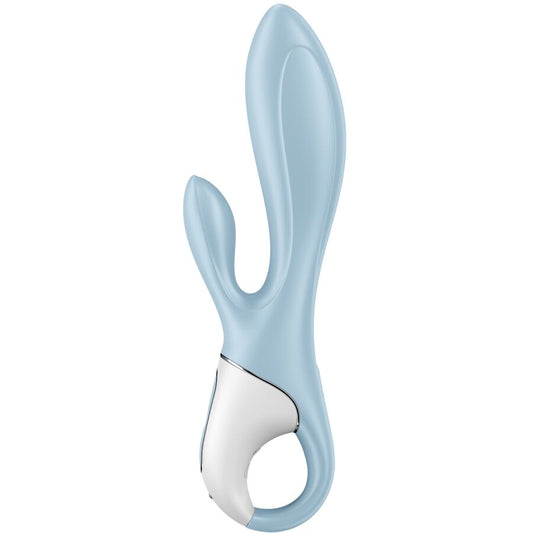 SATISFYER - AIR PUMP BUNNY 1 UPBLÅSBAR KANINVIBRATOR BLÅ