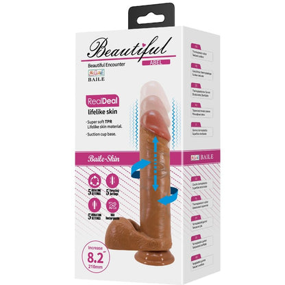 BAILE - ABEL REALISTISK DILDO 21 CM MULATTO