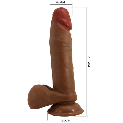 BAILE - ABEL REALISTISK DILDO 21 CM MULATTO