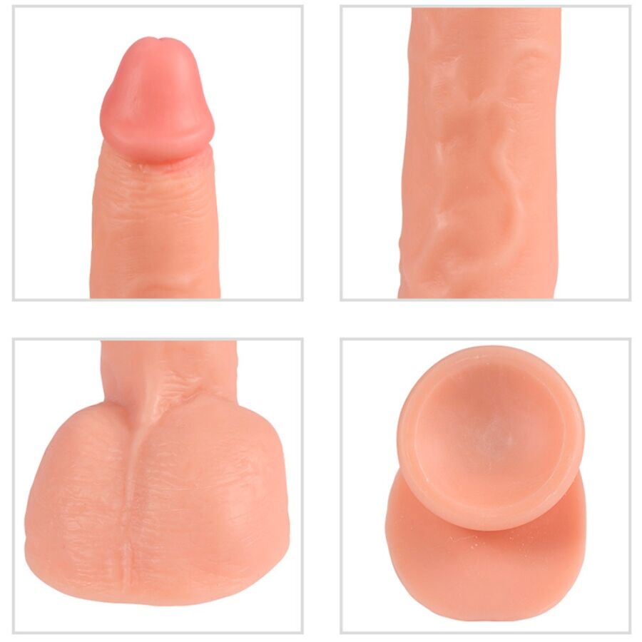 SHEQU - VIBRERANDE DJURDILDO MED FJÄRRKONTROLL 24,5 CM