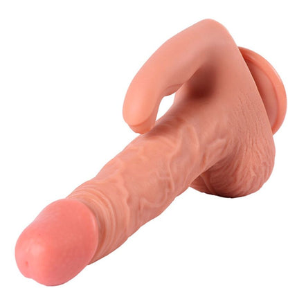 SHEQU - HAYDEN DILDO- OCH KLITORISSTIMULATOR MED VIBRATION OCH FJÄRRKONTROLL 16 CM