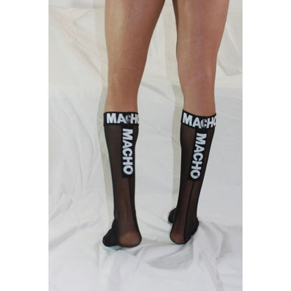 MACHO - THIN SOCKS ONE SIZE BLACK