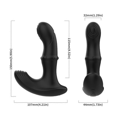 ARMONY - ANAL PROSTATAVIBRATOR FJÄRRKONTROLL SVART