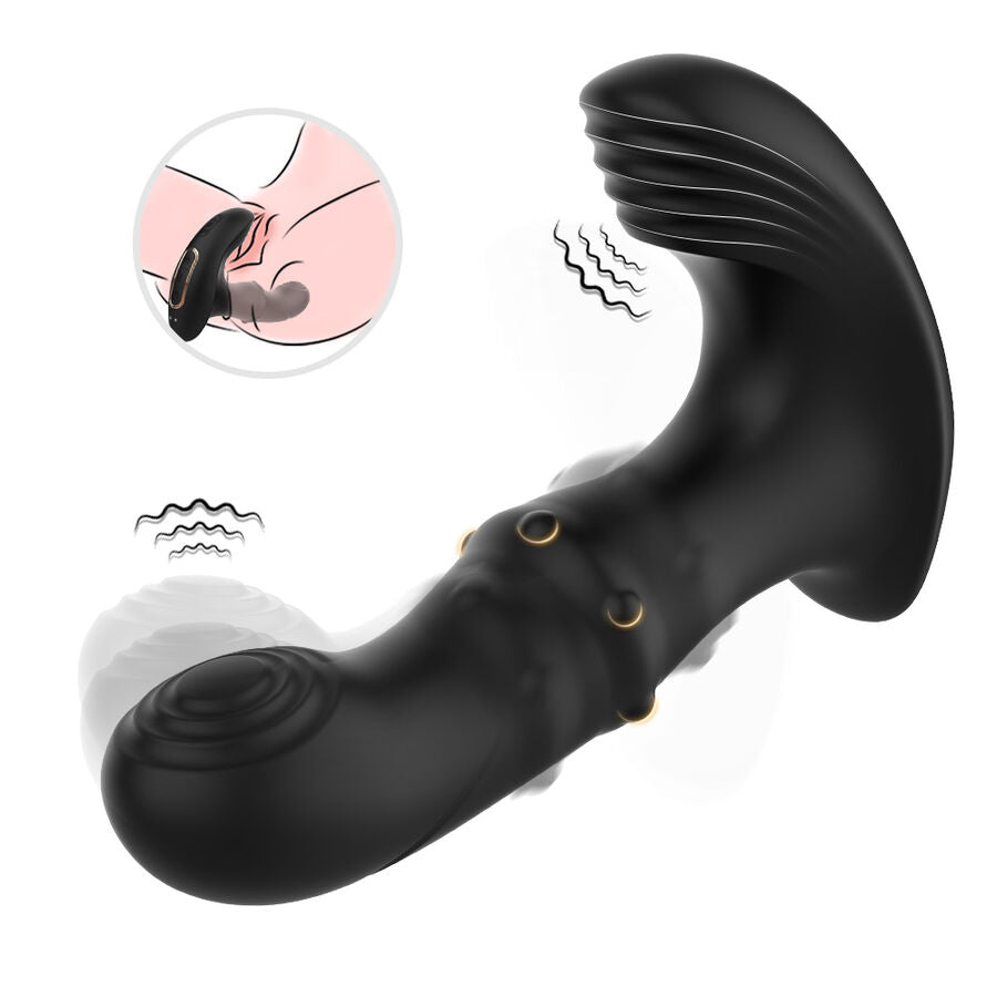 ARMONY - ANAL PROSTATAVIBRATOR FJÄRRKONTROLL SVART