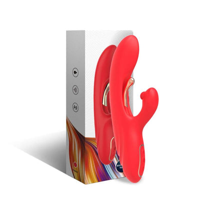 ARMONY - G-PUNKT OCH KLITORISSTIMULERANDE VIBRATOR MED OSCILLERANDE TUNGA RÖD