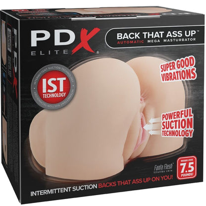 PDX ELITE - BACK THAT ASS UP REALISTISK VIBRERANDE SLIDA OCH ANALMASTURBATOR