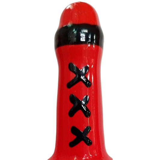 CONDOMERIE - HANDMÅLADE NYHETSKONDOMER AMSTERDAM RÖD