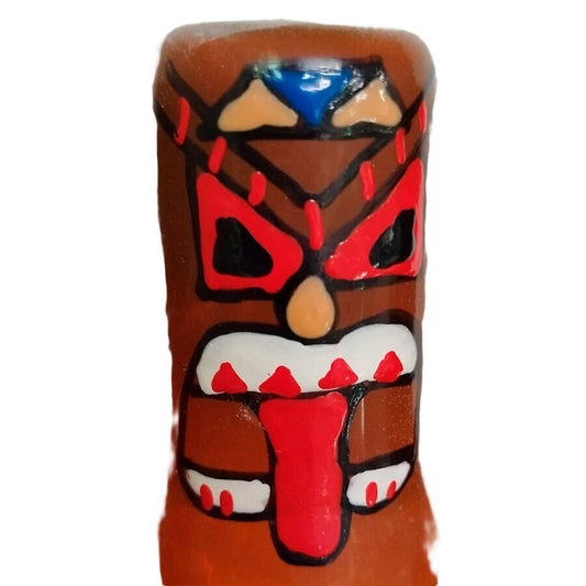 CONDOMERIE - HANDMÅLADE SKOJA KONDOMER TIKI TOTEM-01