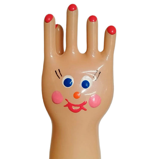 CONDOMERIE - HANDMÅLADE NYHETSKONDOMER BIG HAPPY HAND XL