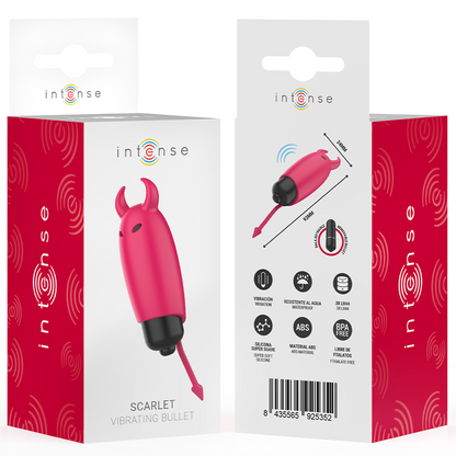 INTENSE – SCARLET VIBRATING BULLET RÖD DEMON 9.3 X 2.4 CM