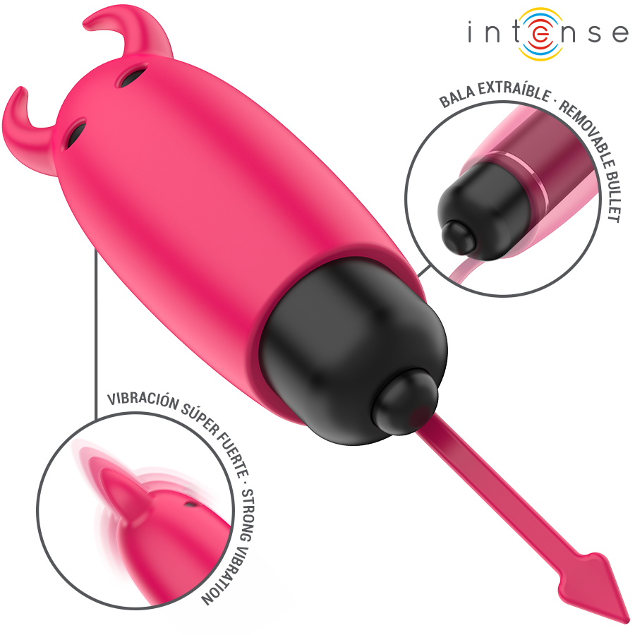 INTENSE – SCARLET VIBRATING BULLET RÖD DEMON 9.3 X 2.4 CM