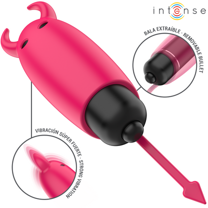 INTENSE – SCARLET VIBRATING BULLET RÖD DEMON 9.3 X 2.4 CM