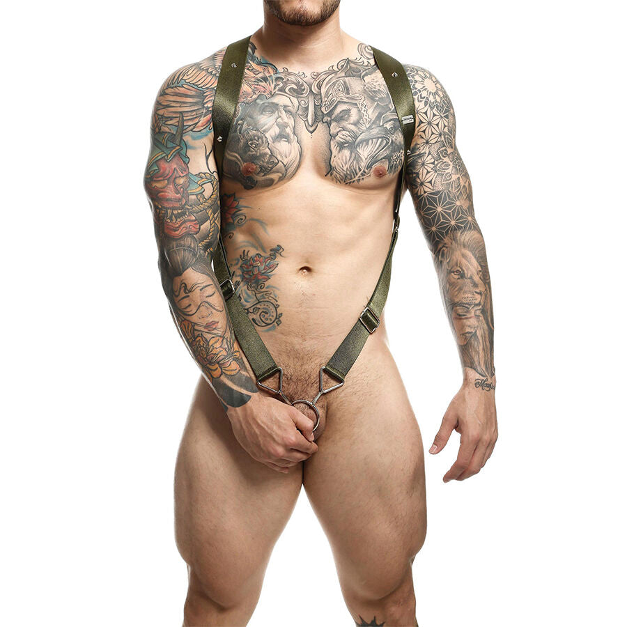 MOB – DNGEON CROSS BACK HARNESS GRÖN ONE SIZE