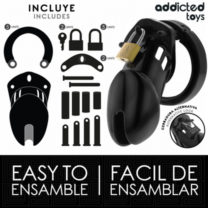 ADDICTED TOYS LÅSTA - OBSIDIAN PENISBUR STORLEK M