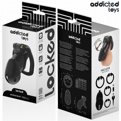 ADDICTED TOYS LOCKED - MINDNIGHT CELL KUKBUR STORLEK L