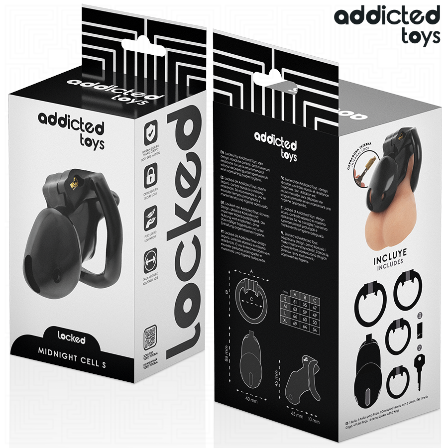 ADDICTED TOYS LOCKED - MINDNIGHT CELL PENISBUR S