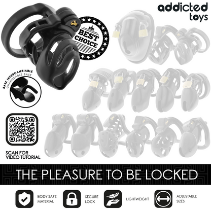 ADDICTED TOYS LOCKED - ETERNAL LOCK PENISBUR 9 CM