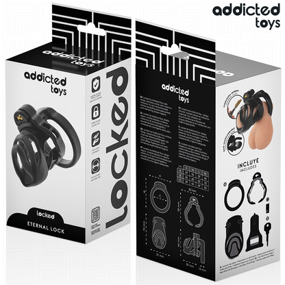 ADDICTED TOYS LOCKED - ETERNAL LOCK PENISBUR 9 CM