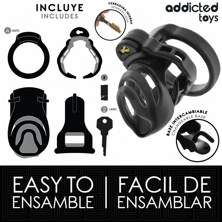ADDICTED TOYS LOCKED - ETERNAL LOCK PENISBUR 9 CM