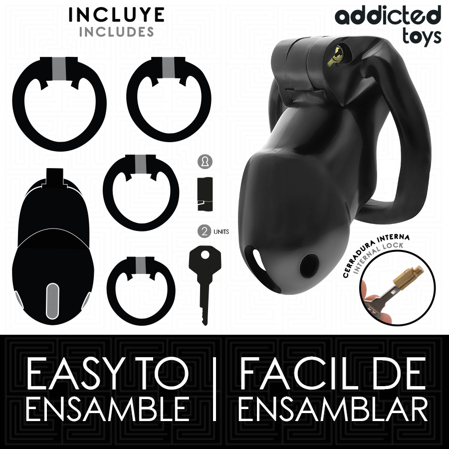 ADDICTED TOYS LOCKED - MINDNIGHT CELL KUKBUR STORLEK M