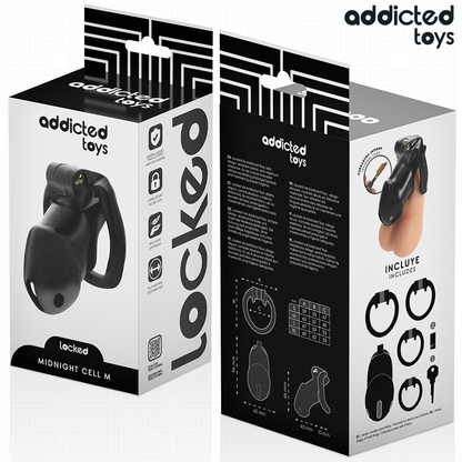 ADDICTED TOYS LOCKED - MINDNIGHT CELL KUKBUR STORLEK M