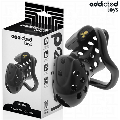 ADDICTED TOYS LÅST - KEDJAD IHÅLIG PENISBUR 10.5 CM