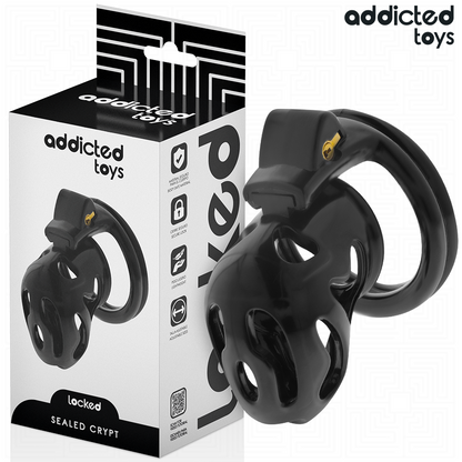 ADDICTED TOYS LÅST - FÖRSEGLAD KRYPTA PENISBUR 8 CM