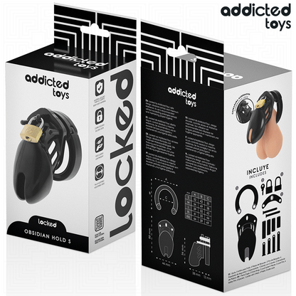 ADDICTED TOYS LÅST - OBSIDIAN PENISBUR STORLEK S