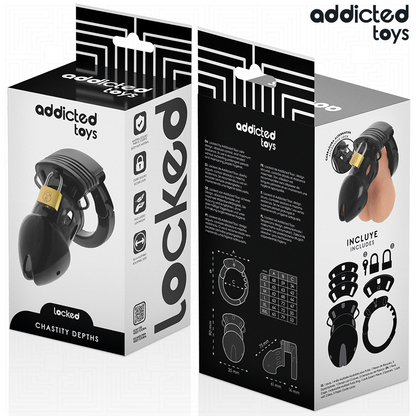 ADDICTED TOYS LOCKED - Kyskhetsbur för penis 7,5 cm