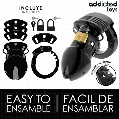 ADDICTED TOYS LOCKED - Kyskhetsbur för penis 7,5 cm