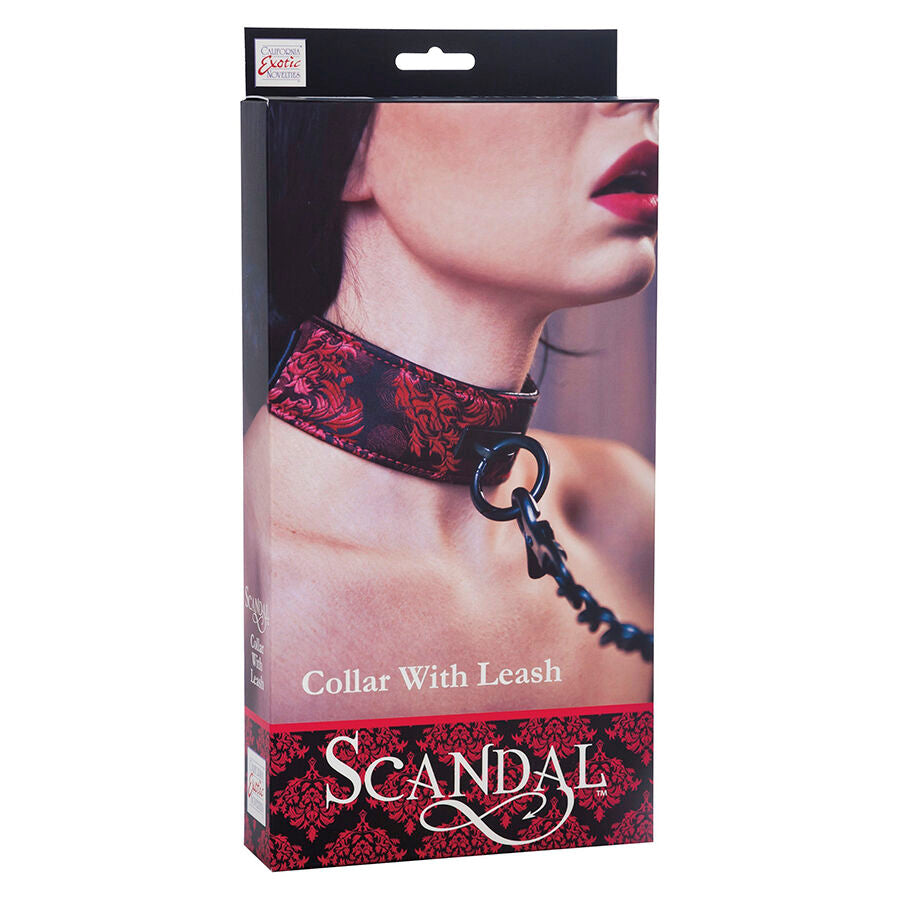CALEXOTICS - SCANDAL HALSBAND MED SVART REM