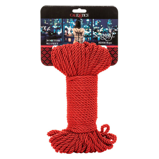 CALEXOTICS - SCANDAL RED BDSM ROPE 30 M