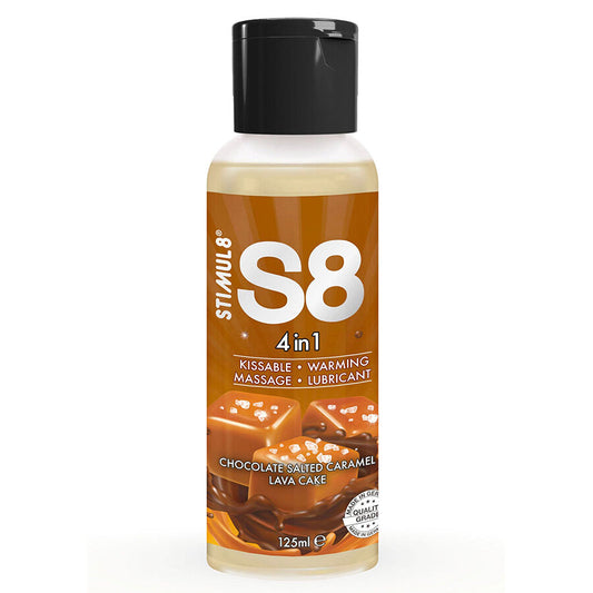 STIMUL8 - S8 4 IN 1 CHOCOLATE AND SALTED CARAMEL DESSERT LUBRICANT 125 ML