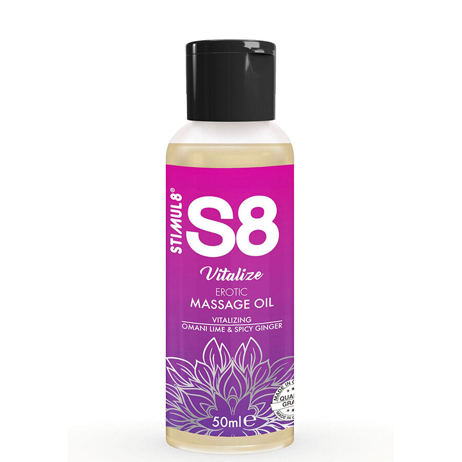 STIMUL8 - S8 MASSAGEOLJA FÖRPACKNING 3 X 50 ML
