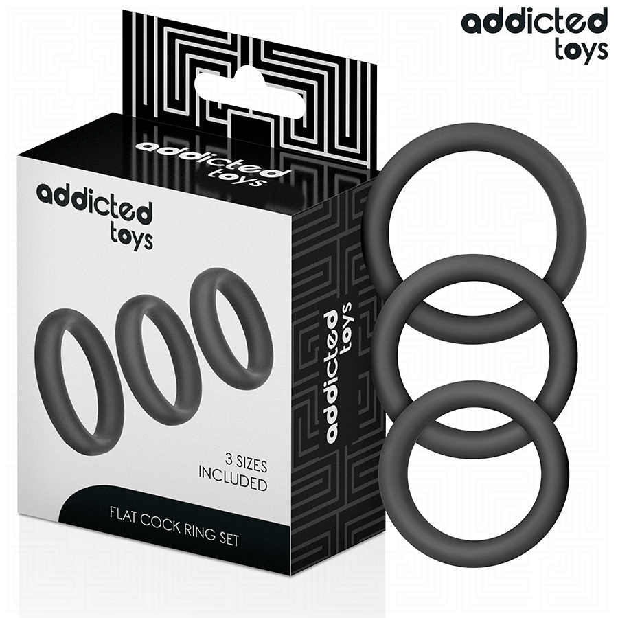 ADDICTED TOYS - UPPSÄTTNING PLATTA SILIKONRINGAR