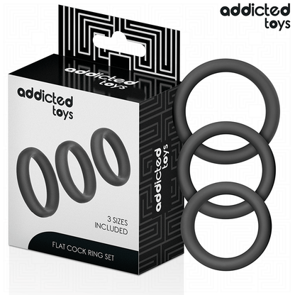 ADDICTED TOYS - UPPSÄTTNING PLATTA SILIKONRINGAR