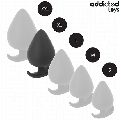 ADDICTED TOYS - ANALPLUGG SILIKON STORLEK XL 9,5 CM