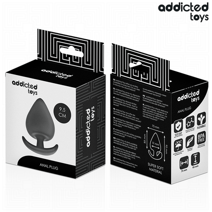 ADDICTED TOYS - ANALPLUGG SILIKON STORLEK XL 9,5 CM