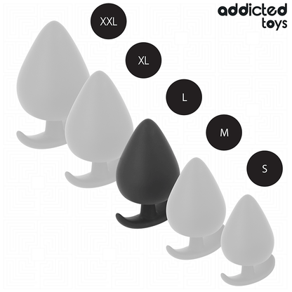 ADDICTED TOYS - ANALPLUGG SILIKON STORLEK L 8 CM