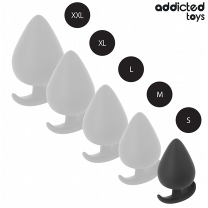 ADDICTED TOYS - ANALPLUGG SILIKON STORLEK S 5,3 CM