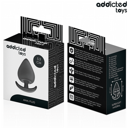 ADDICTED TOYS - ANALPLUGG SILIKON STORLEK S 5,3 CM