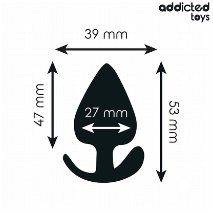 ADDICTED TOYS - ANALPLUGG SILIKON STORLEK S 5,3 CM