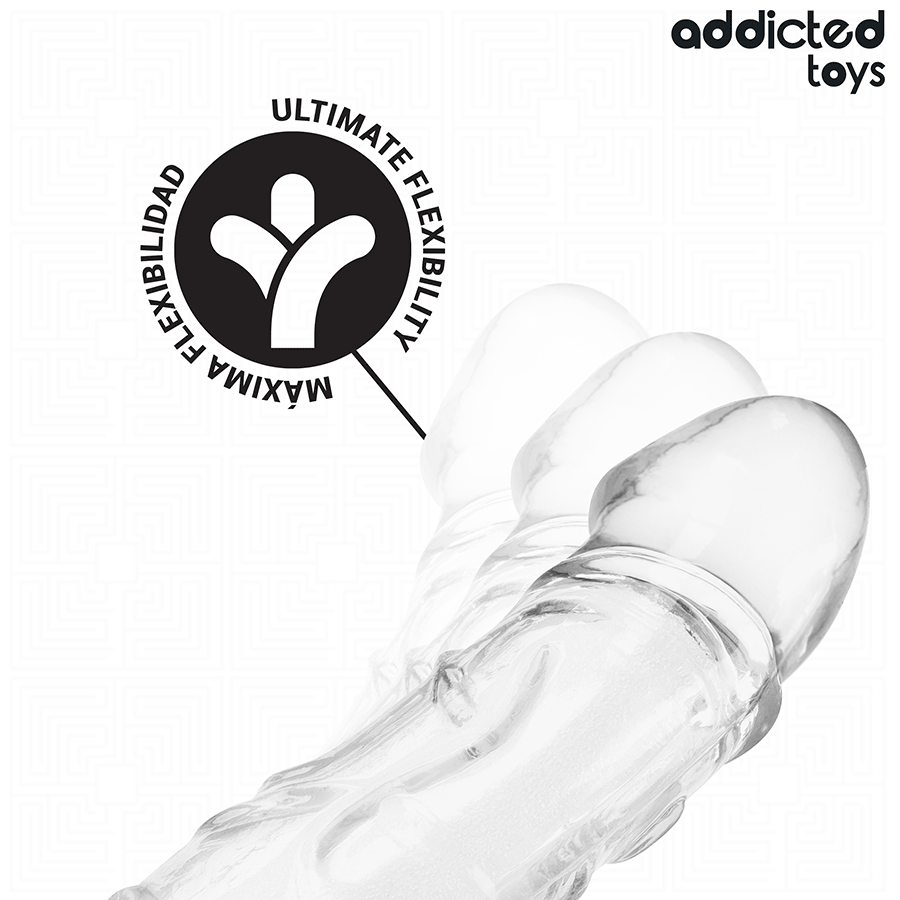 ADDICTED TOYS - TRANSPARENT PENISFÖRLÄNGARE 27 CM
