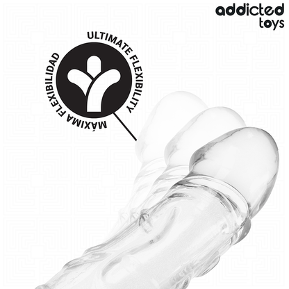 ADDICTED TOYS - TRANSPARENT PENISFÖRLÄNGARE 27 CM