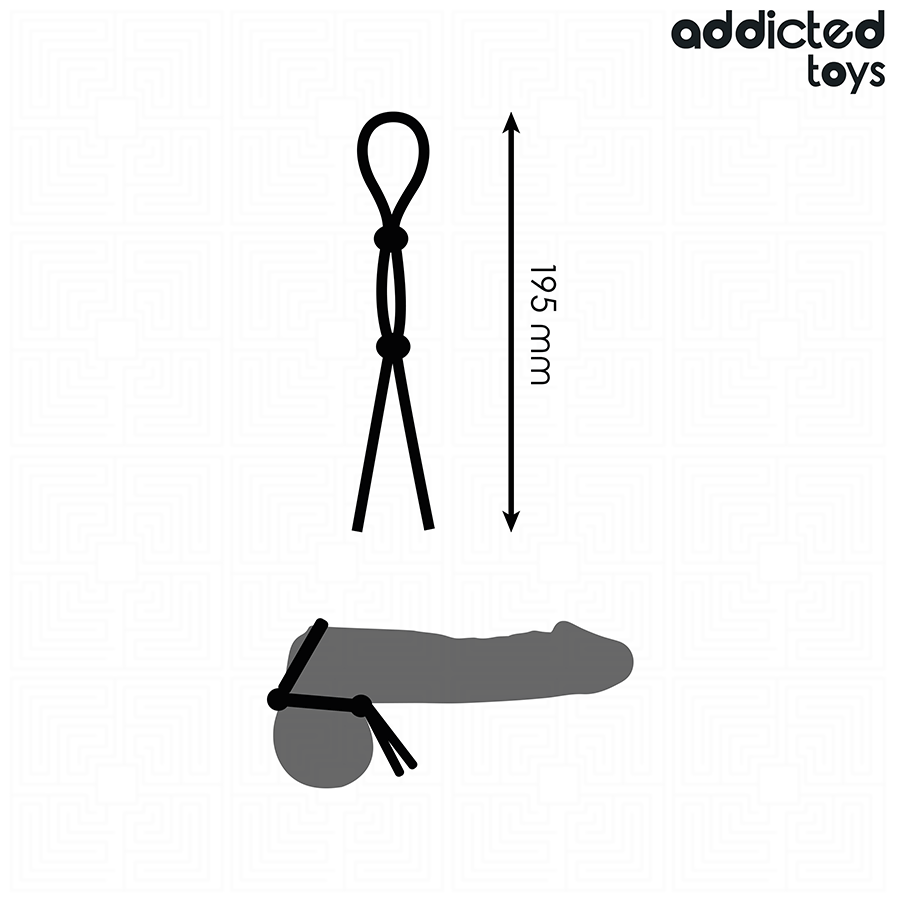 ADDICTED TOYS - SILIKONREP FÖR DUBBEL LOOP PENIS