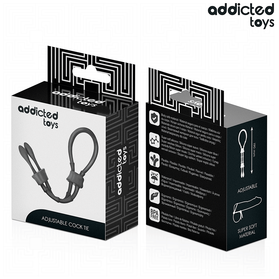 ADDICTED TOYS - JUSTERBART SILIKONREP FÖR PENIS